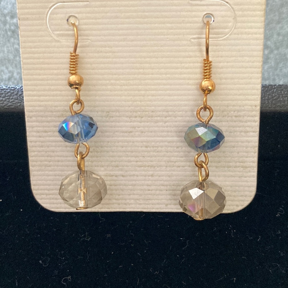 Iridescent Bead Earrings